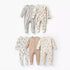 Pack of 5 Juniors Cotton Round Neck Long Sleeve Sleepsuit with Zip Closure - Multicolour / 12-18 mths