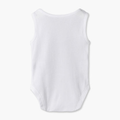 Pack of 7 Juniors Round Neck Sleeveless Bodysuit with Print