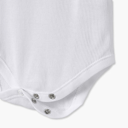 Pack of 7 Juniors Round Neck Sleeveless Bodysuit with Print