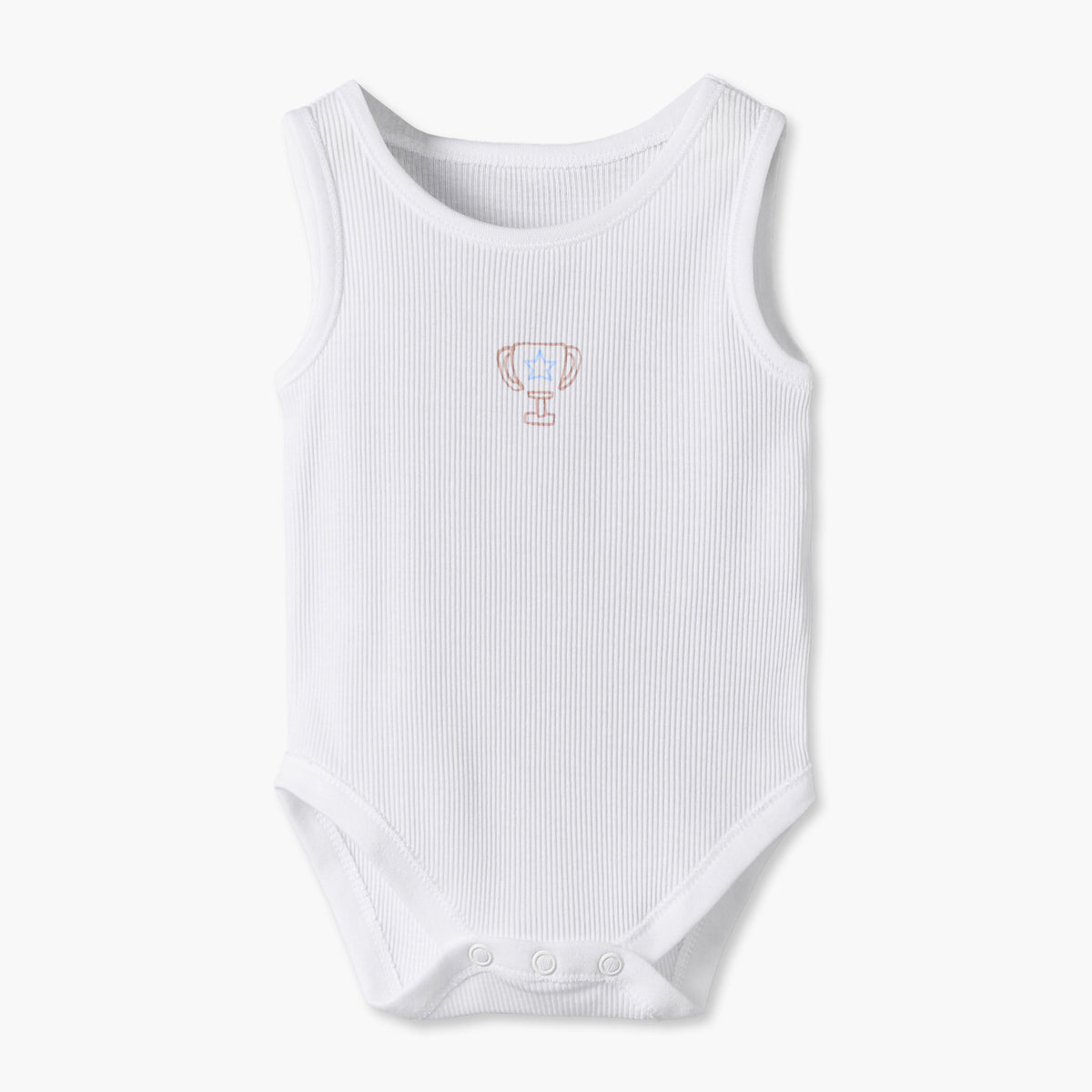 Pack of 7 Juniors Round Neck Sleeveless Bodysuit with Print