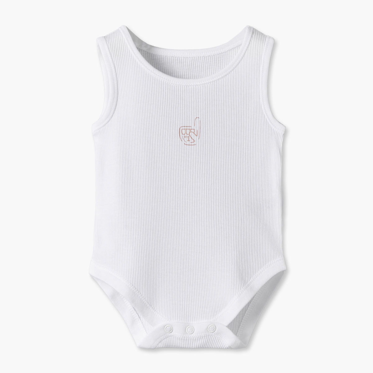 Pack of 7 Juniors Round Neck Sleeveless Bodysuit with Print