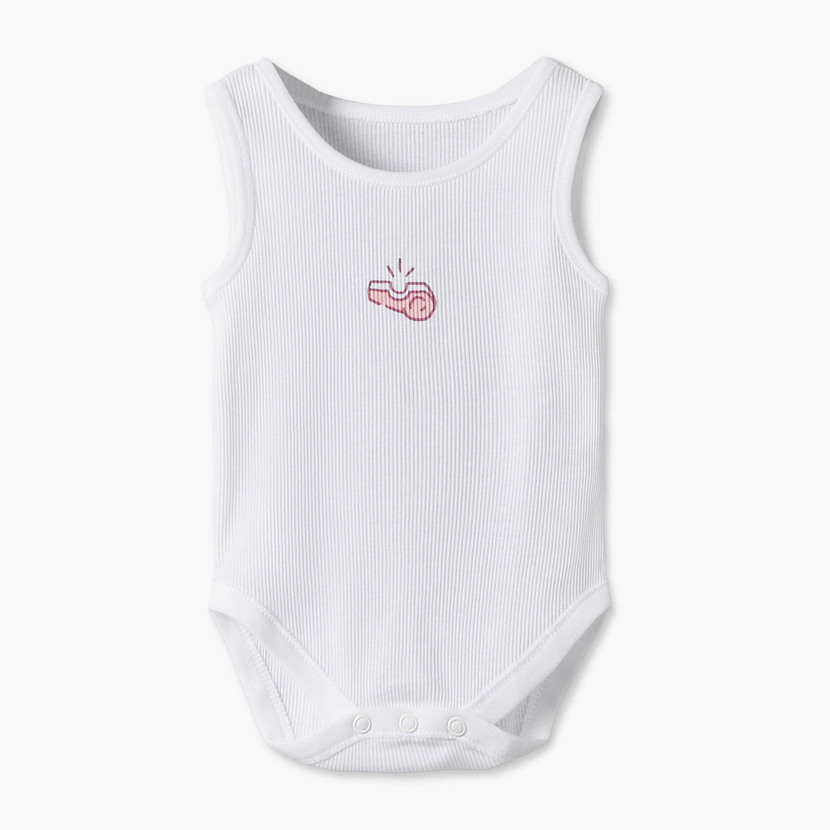 Pack of 7 Juniors Round Neck Sleeveless Bodysuit with Print