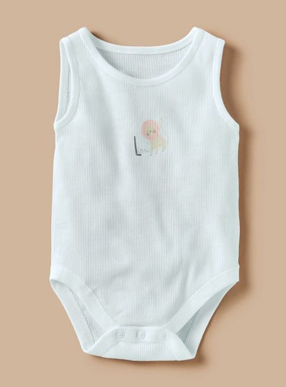 Juniors Animal Print Sleeveless Bodysuit with Button Closure - Set of 7-promo_babyshop_Buy2for115_UAE130126-image-2