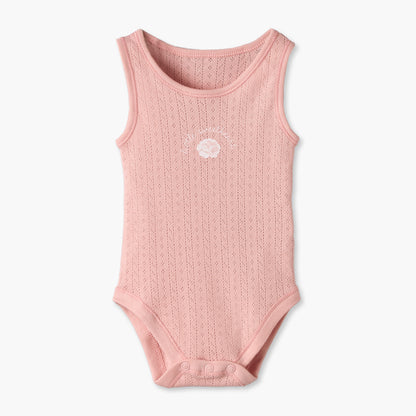 Pack of 5 Juniors Crew Neck Sleeveless Bodysuit with Floral Print