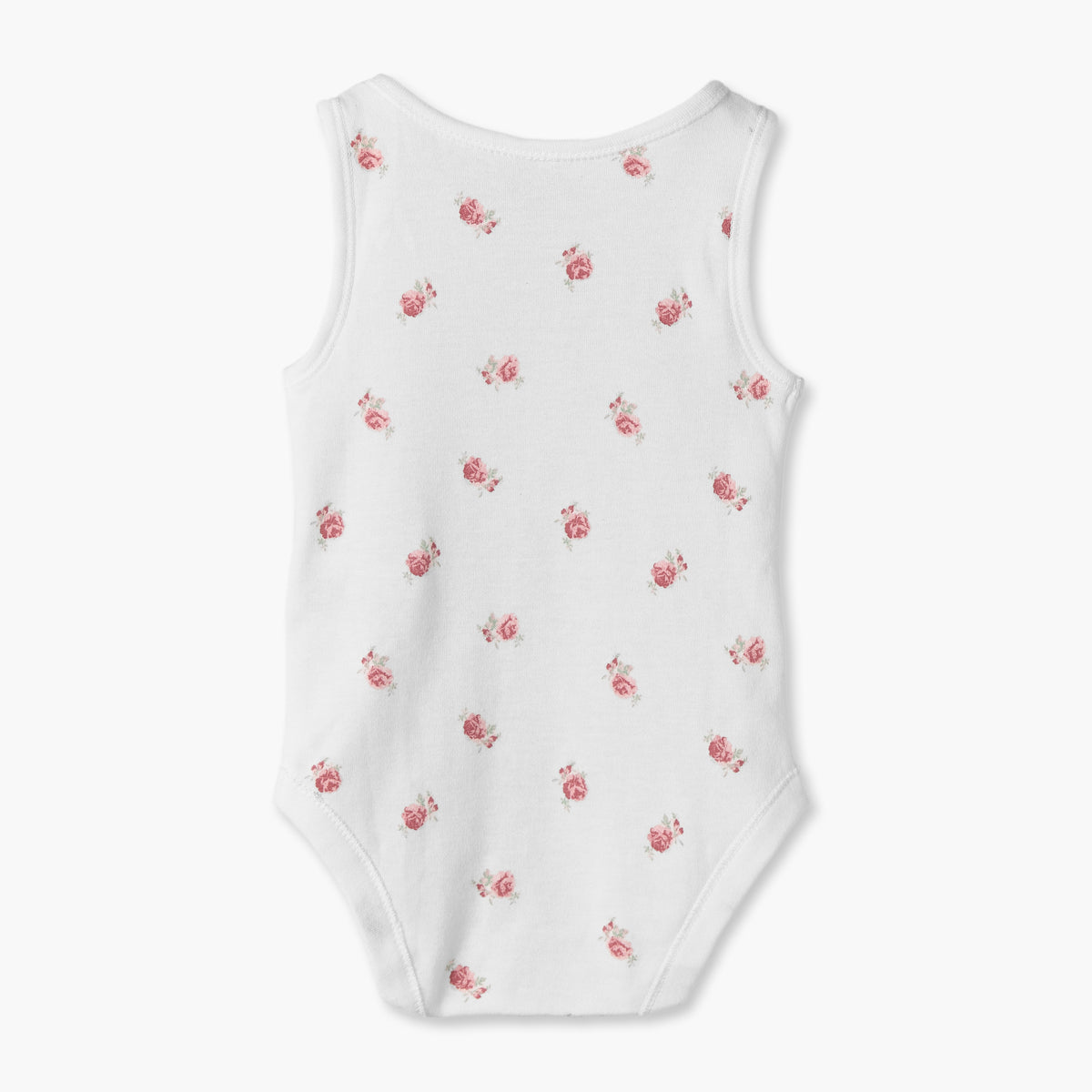 Pack of 5 Juniors Crew Neck Sleeveless Bodysuit with Floral Print