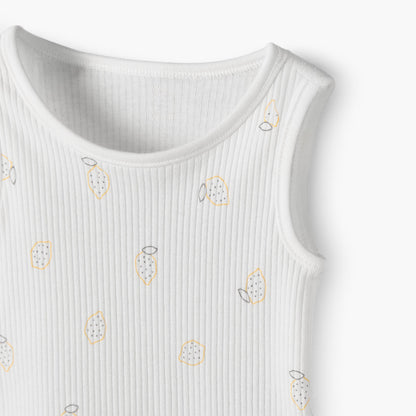 Pack of 5 Juniors Crew Neck Sleeveless Bodysuit with Assorted Print