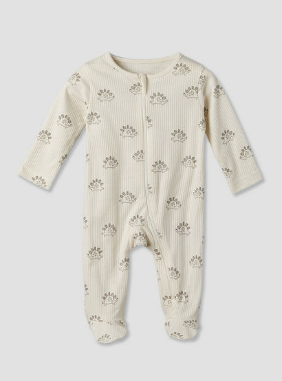 Pack of 3 Juniors Cotton Round Neck Long Sleeves Sleepsuit with Dinosaur Print-baby-boys-clothing-nightwear-sleepsuits-image-5