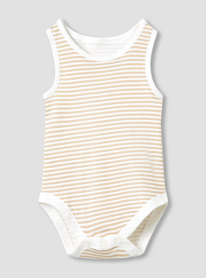 Juniors Round Neck Bodysuit with Snap Button Closure - Cotton - Sleeveless - Set of 5-promo_babyshop_Buy2for115_UAE130126-image-5