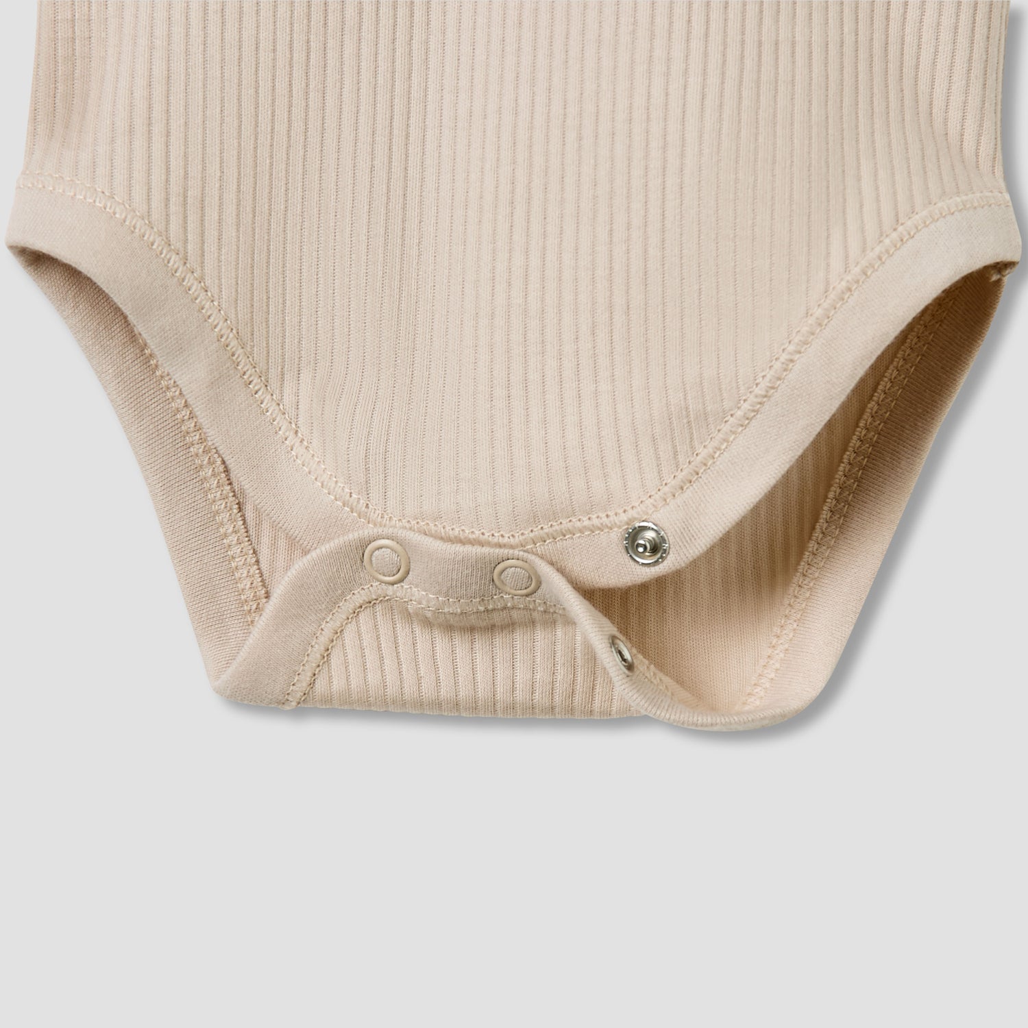 Juniors Round Neck Bodysuit with Snap Button Closure - Cotton - Sleeveless - Set of 5