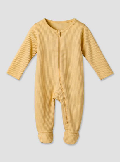 Pack of 3 Juniors Cotton Round Neck Long Sleeves Sleepsuit with Ribbed Design-baby-boys-clothing-nightwear-sleepsuits-image-3