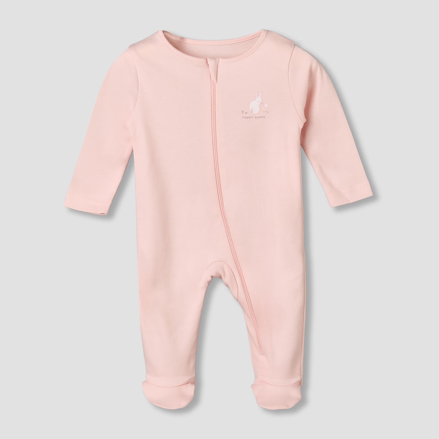Pack of 5 Juniors Cotton Crew Neck Long Sleeves Sleepsuit with Assorted Print