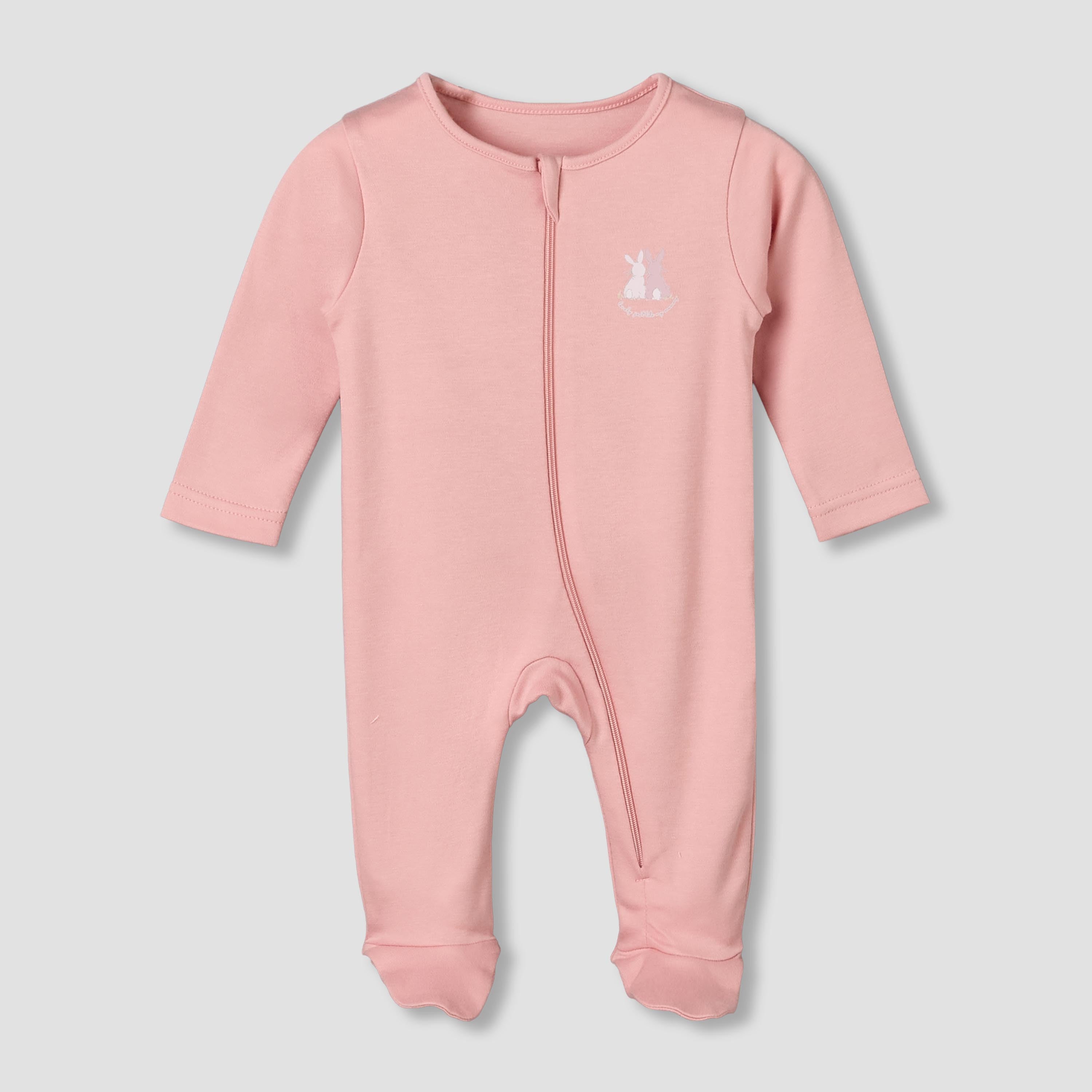 Pack of 5 Juniors Cotton Crew Neck Long Sleeves Sleepsuit with Assorted Print