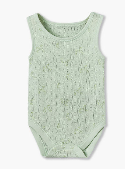 Pack of 7 Juniors Cotton Crew Neck Sleeveless Bodysuit with Snap Button Closure-baby-girls-clothing-bodysuits-image-6