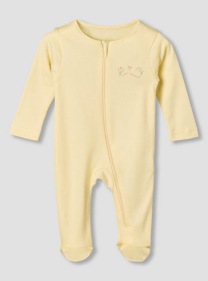 Pack of 5 Juniors Cotton Crew Neck Long Sleeves Sleepsuit with Floral Print-baby-girls-clothing-nightwear-sleepsuits-image-5