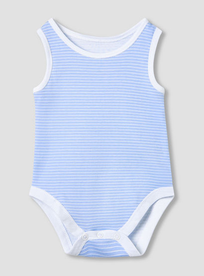 Juniors Printed Sleeveless Bodysuit with Snap Button Closure - Set of 5-promo_babyshop_Buy2for115_UAE130126-image-3