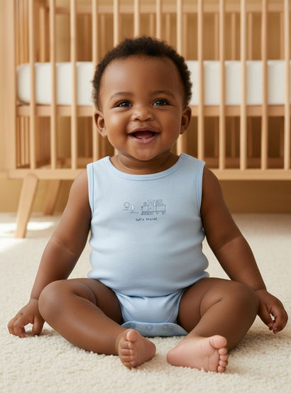 Juniors Printed Sleeveless Bodysuit with Snap Button Closure - Set of 5-promo_babyshop_Buy2for115_UAE130126-image-8