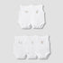 Juniors Round Neck Bodysuit with Snap Button Closure - Cotton - Sleeveless - Set of 5 - White / 18-24 mths