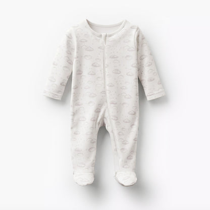 Pack of 5 Juniors Cotton Long Sleeves Sleepsuit with Assorted Print