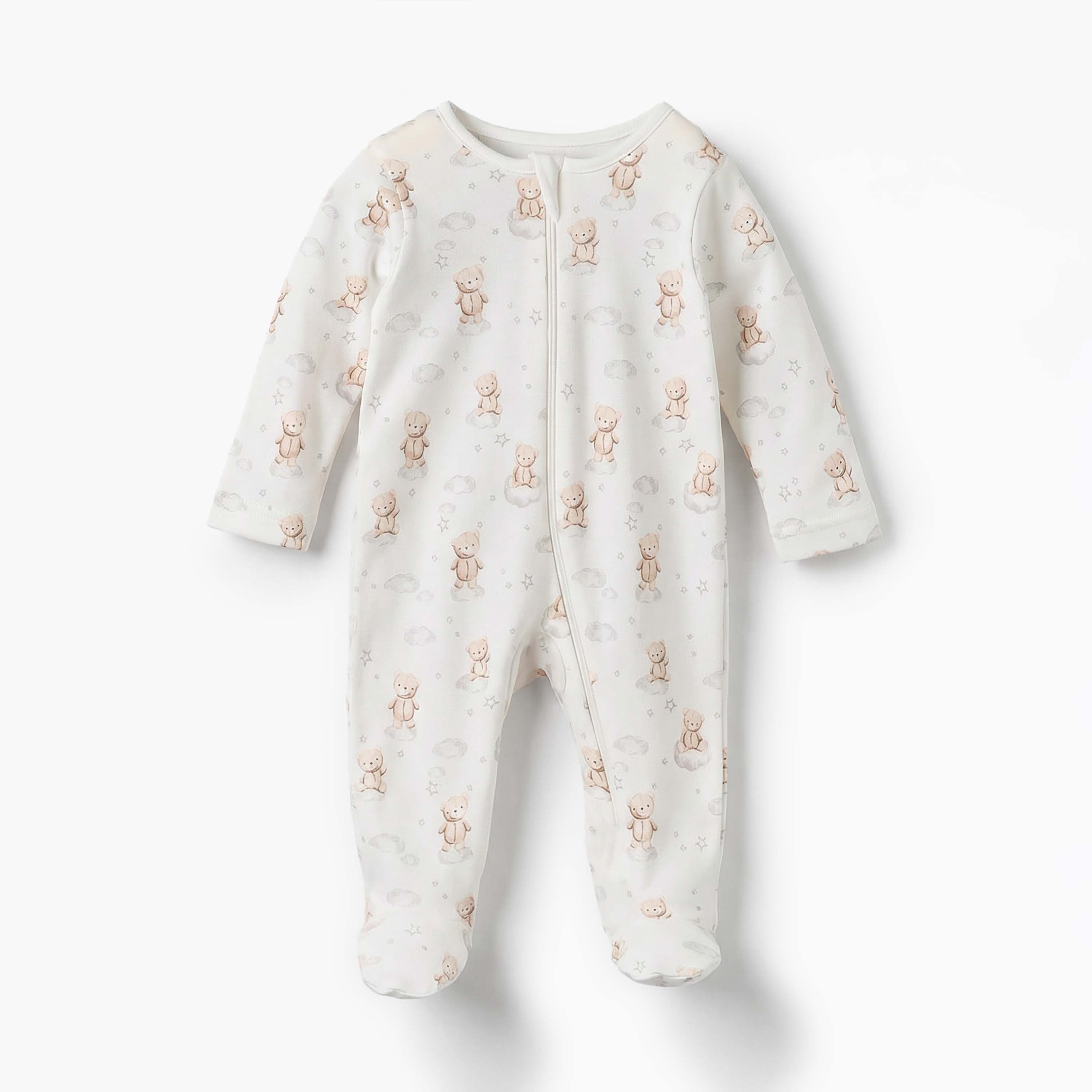 Pack of 5 Juniors Cotton Long Sleeves Sleepsuit with Assorted Print