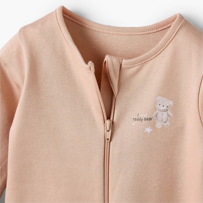 Pack of 5 Juniors Cotton Long Sleeves Sleepsuit with Assorted Print