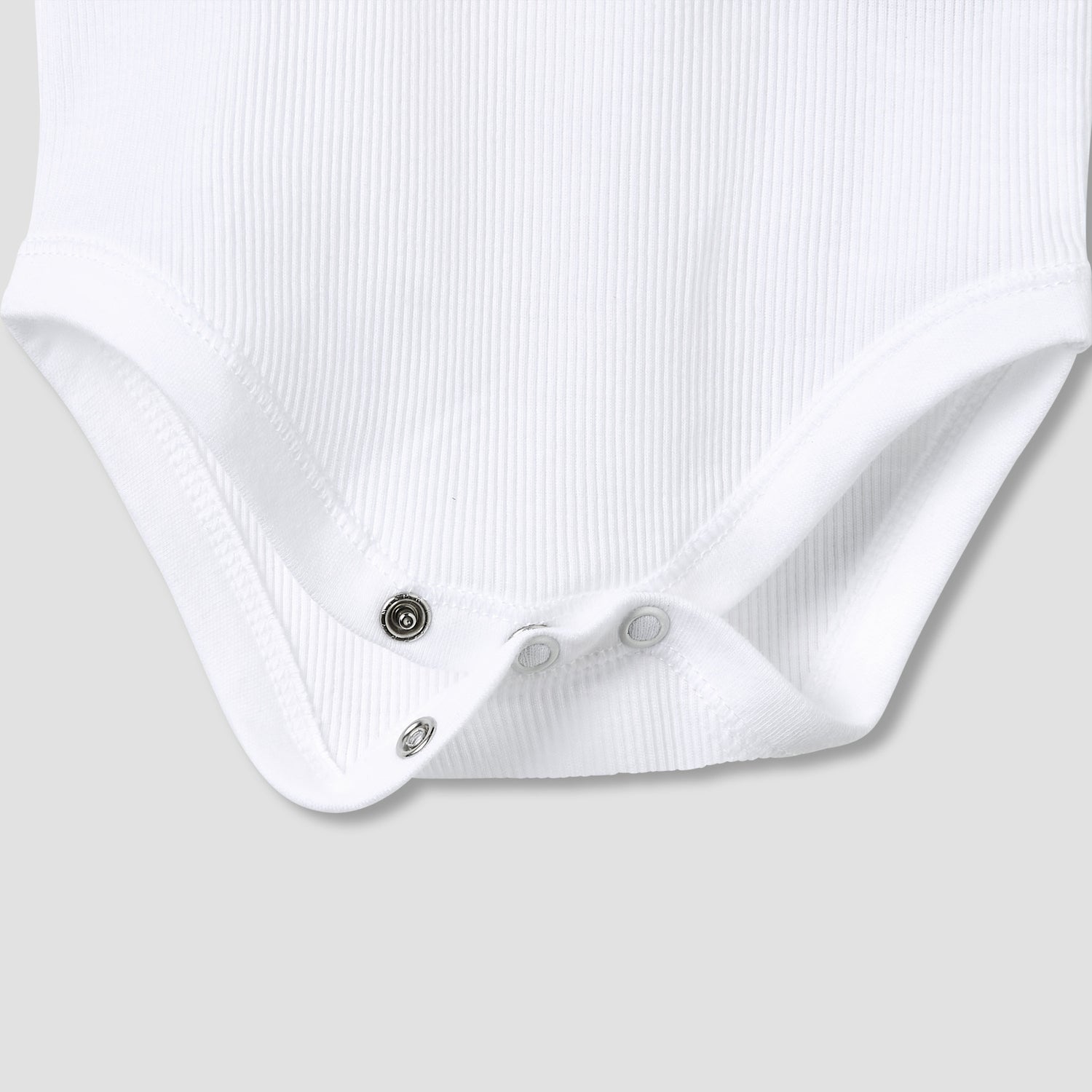 Juniors Round Neck Bodysuit with Snap Button Closure - Cotton - Sleeveless - Set of 5