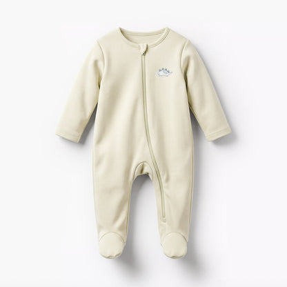 Pack of 5 Juniors Cotton Round Neck Long Sleeves Sleepsuit with Dinosaur Print
