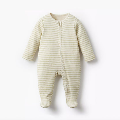 Pack of 5 Juniors Cotton Round Neck Long Sleeves Sleepsuit with Dinosaur Print