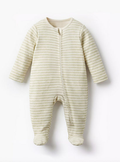 Pack of 5 Juniors Cotton Round Neck Long Sleeves Sleepsuit with Dinosaur Print-baby-boys-clothing-nightwear-sleepsuits-image-6