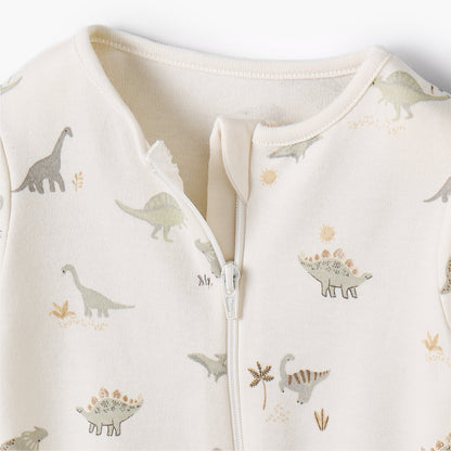 Pack of 5 Juniors Cotton Round Neck Long Sleeves Sleepsuit with Dinosaur Print
