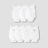 Juniors Round Neck Bodysuit with Snap Button Closure - Cotton - Sleeveless - Set of 7 - White / 18-24 mths
