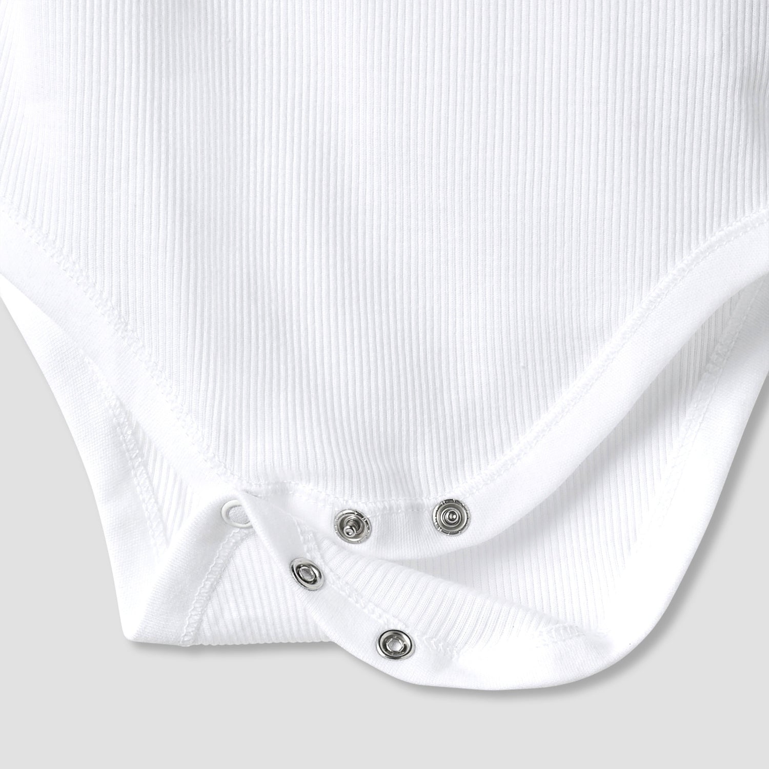 Juniors Round Neck Bodysuit with Snap Button Closure - Cotton - Sleeveless - Set of 7