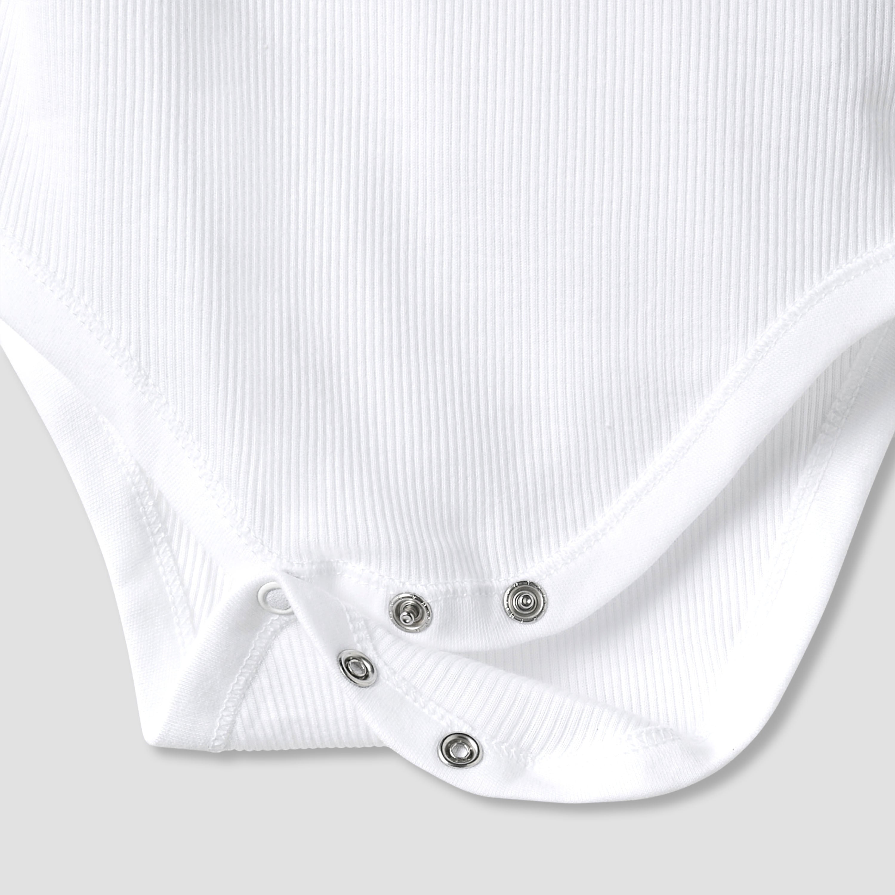 Juniors Round Neck Bodysuit with Snap Button Closure - Cotton - Sleeveless - Set of 7