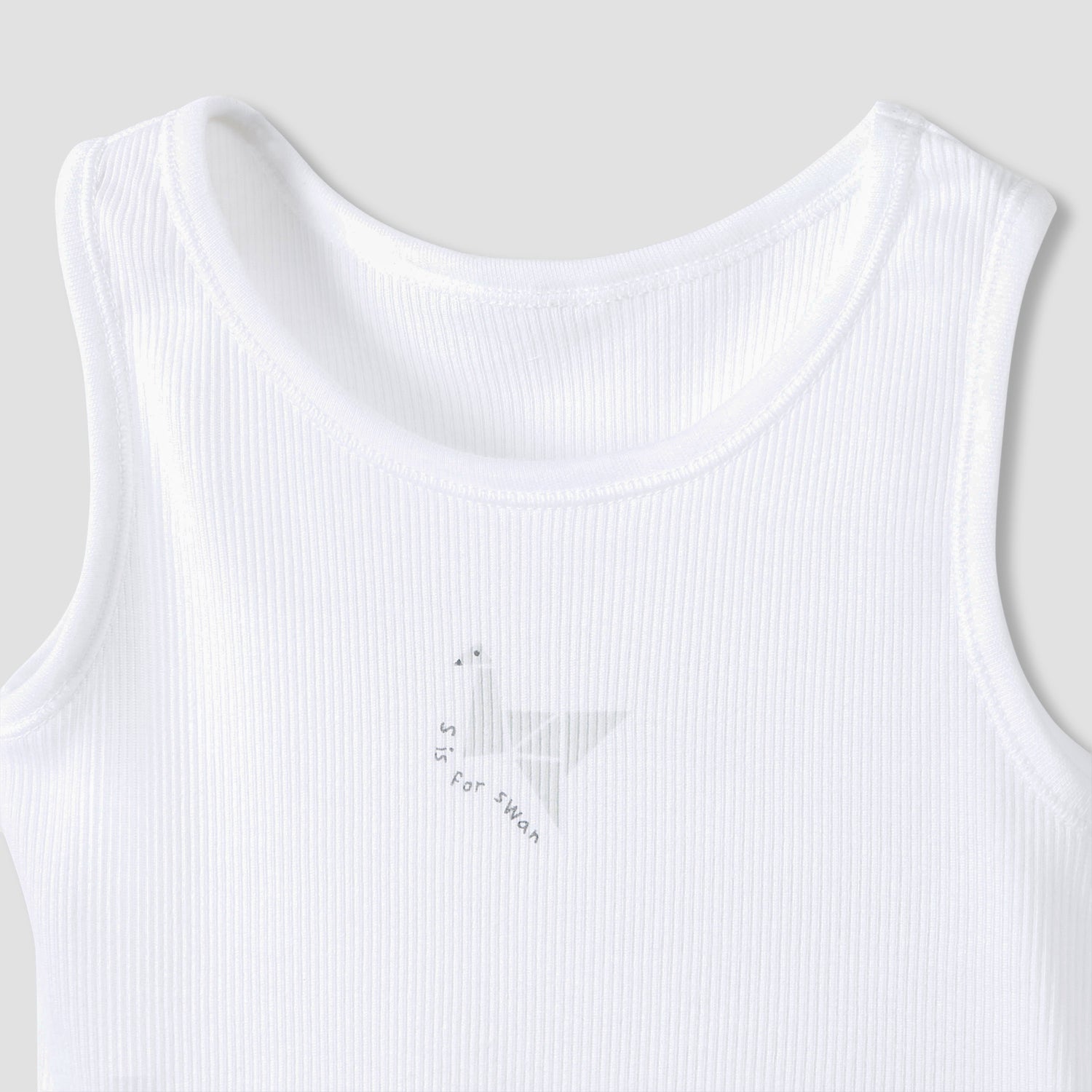 Juniors Round Neck Bodysuit with Snap Button Closure - Cotton - Sleeveless - Set of 7