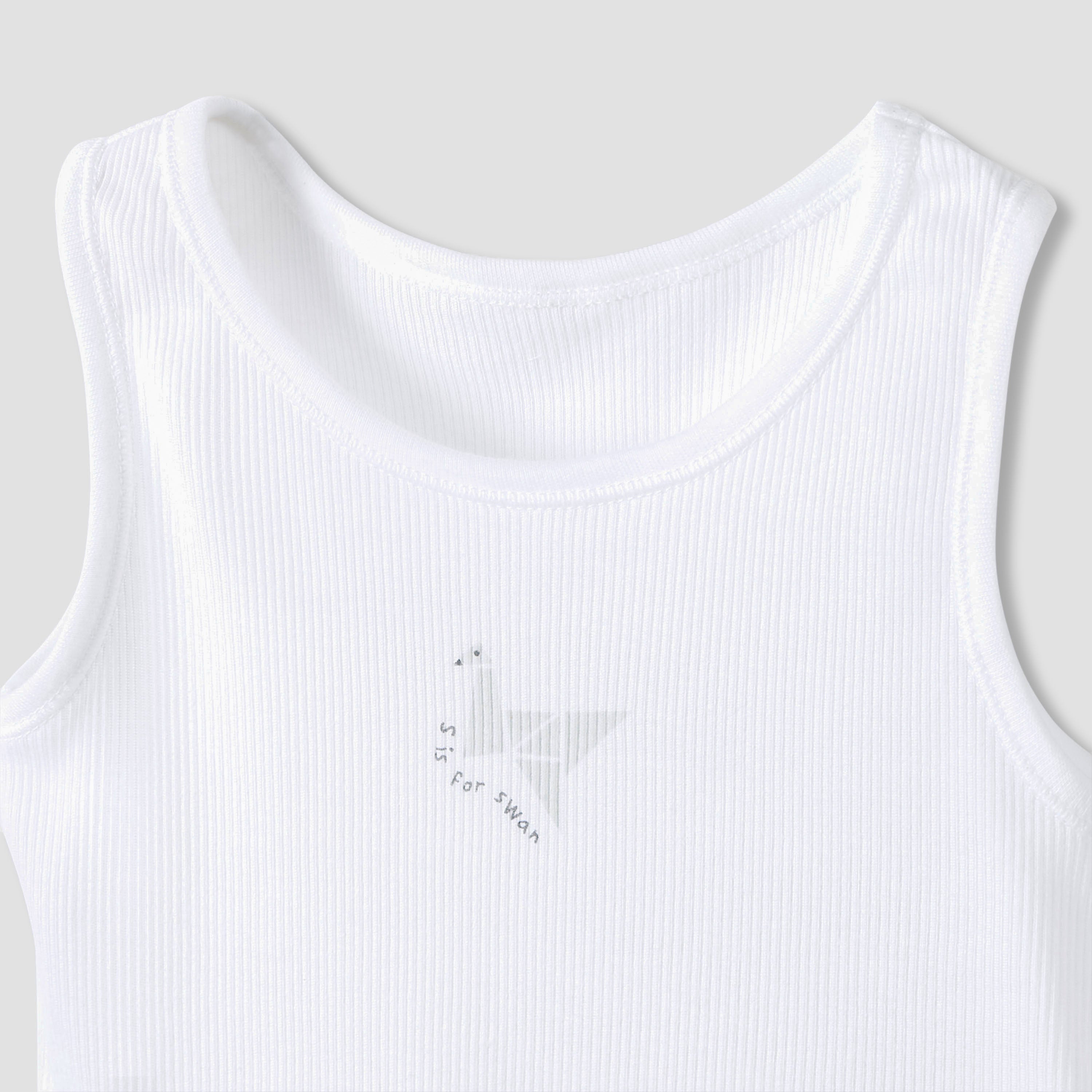 Juniors Round Neck Bodysuit with Snap Button Closure - Cotton - Sleeveless - Set of 7