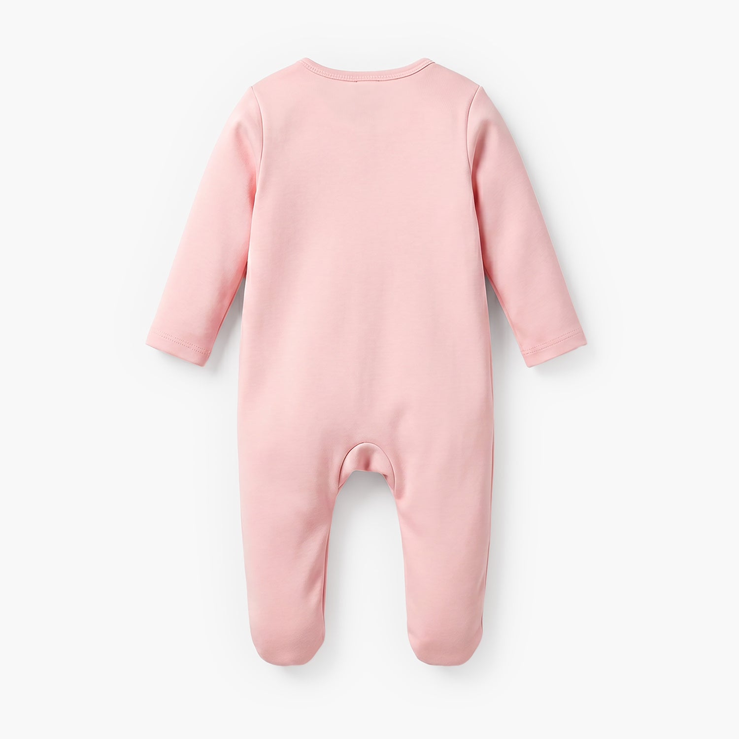 Pack of 3 Juniors Cotton Crew Neck Long Sleeve Sleepsuit with Zip Closure