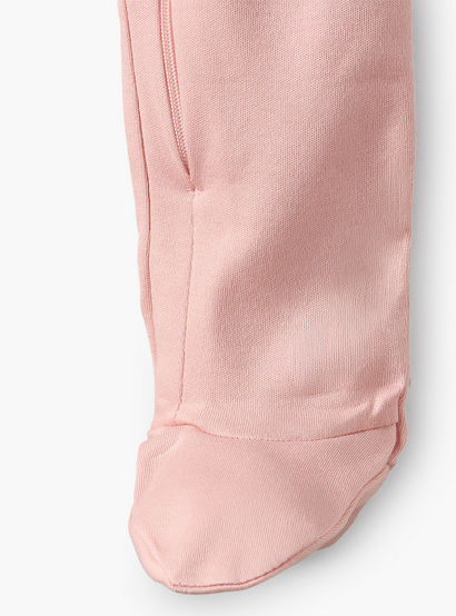 Pack of 3 Juniors Cotton Crew Neck Long Sleeve Sleepsuit with Zip Closure-baby-girls-clothing-nightwear-sleepsuits-image-9