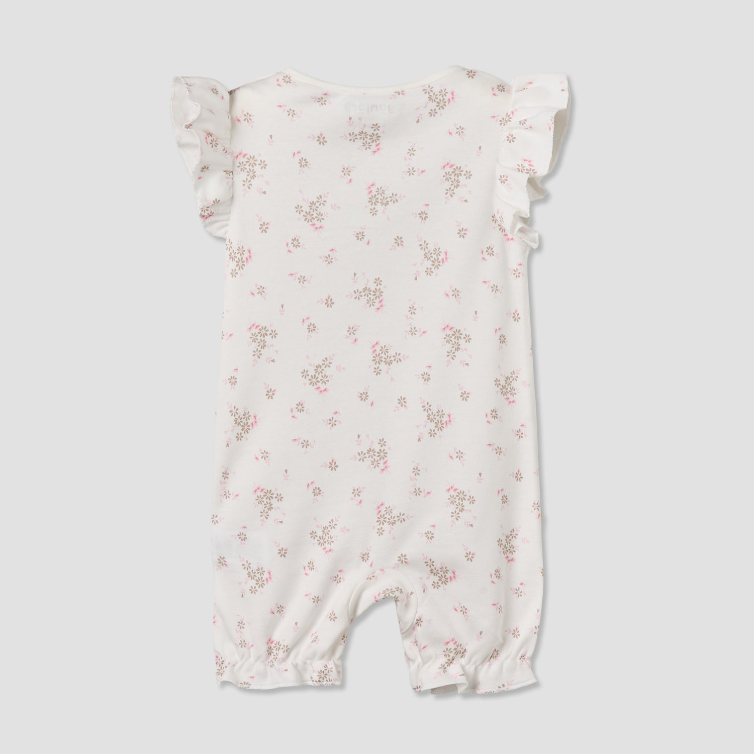 Pack of 3 Juniors Round Neck Short Sleeves Romper with Floral Print