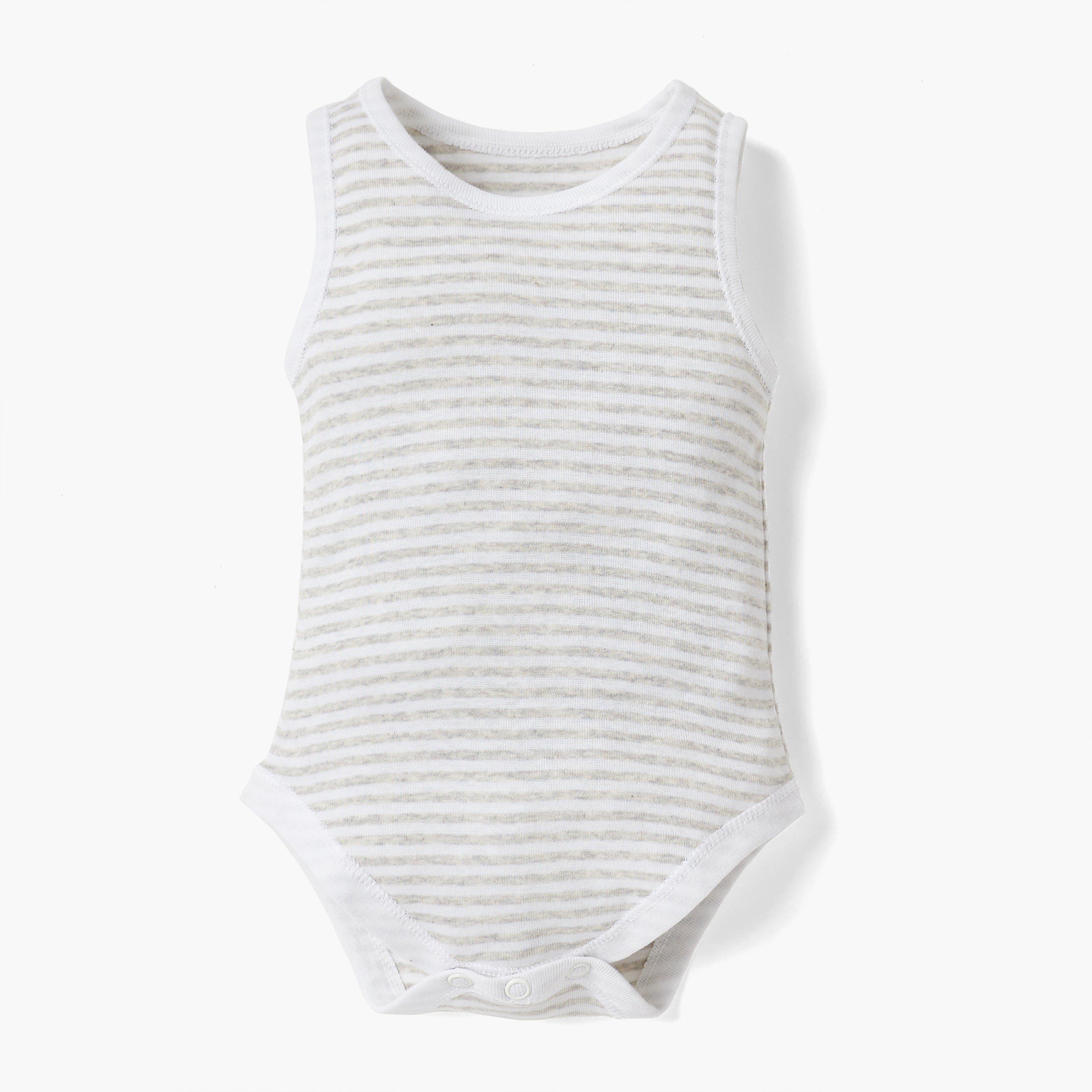Juniors Printed Sleeveless Bodysuit - Set of 4