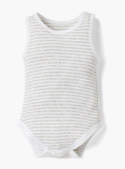 Juniors Printed Sleeveless Bodysuit - Set of 4-baby-boys-clothing-multipacks-image-6