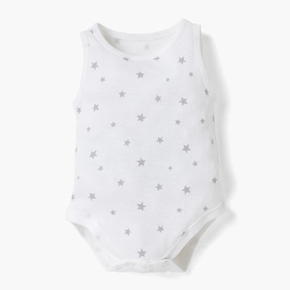 Juniors Printed Sleeveless Bodysuit - Set of 4