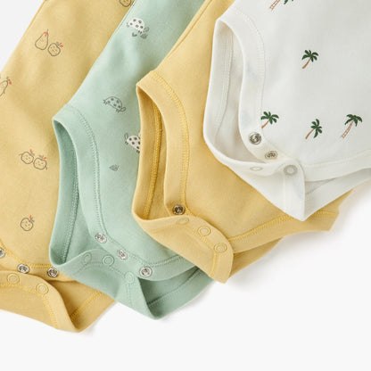 Juniors Printed Sleeveless Bodysuit - Set of 4