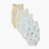 Juniors Printed Sleeveless Bodysuit - Set of 4 - Multicolour / 12-18 mths