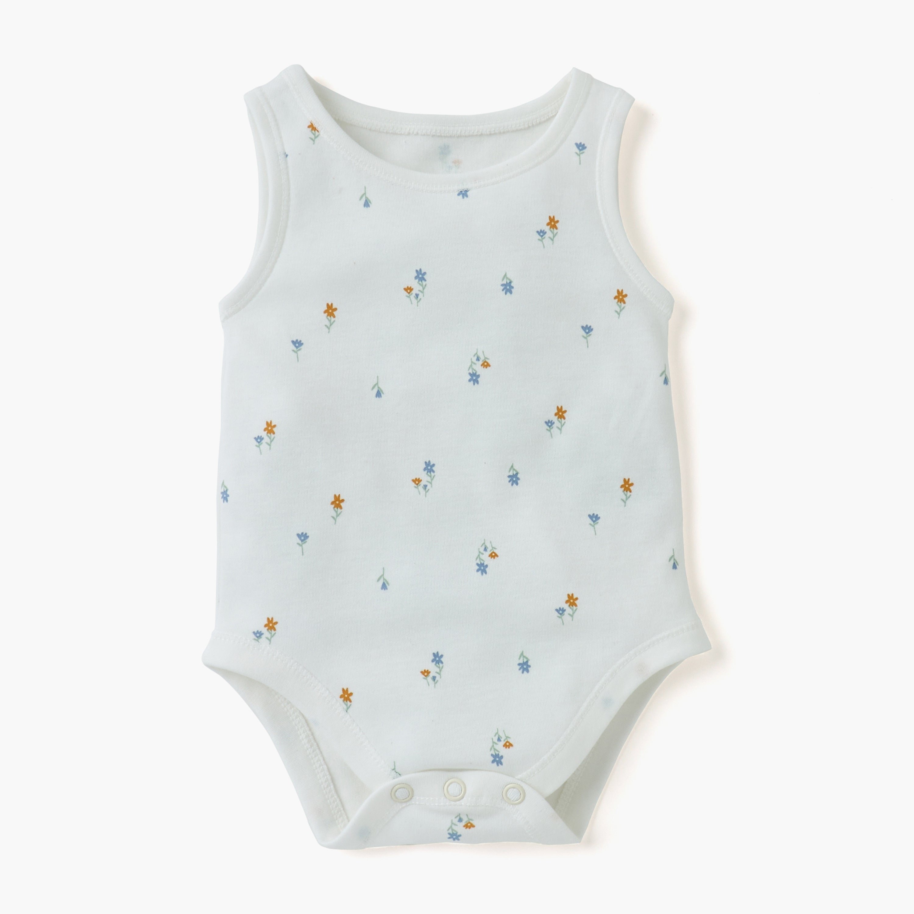 Juniors Printed Sleeveless Bodysuit - Set of 4