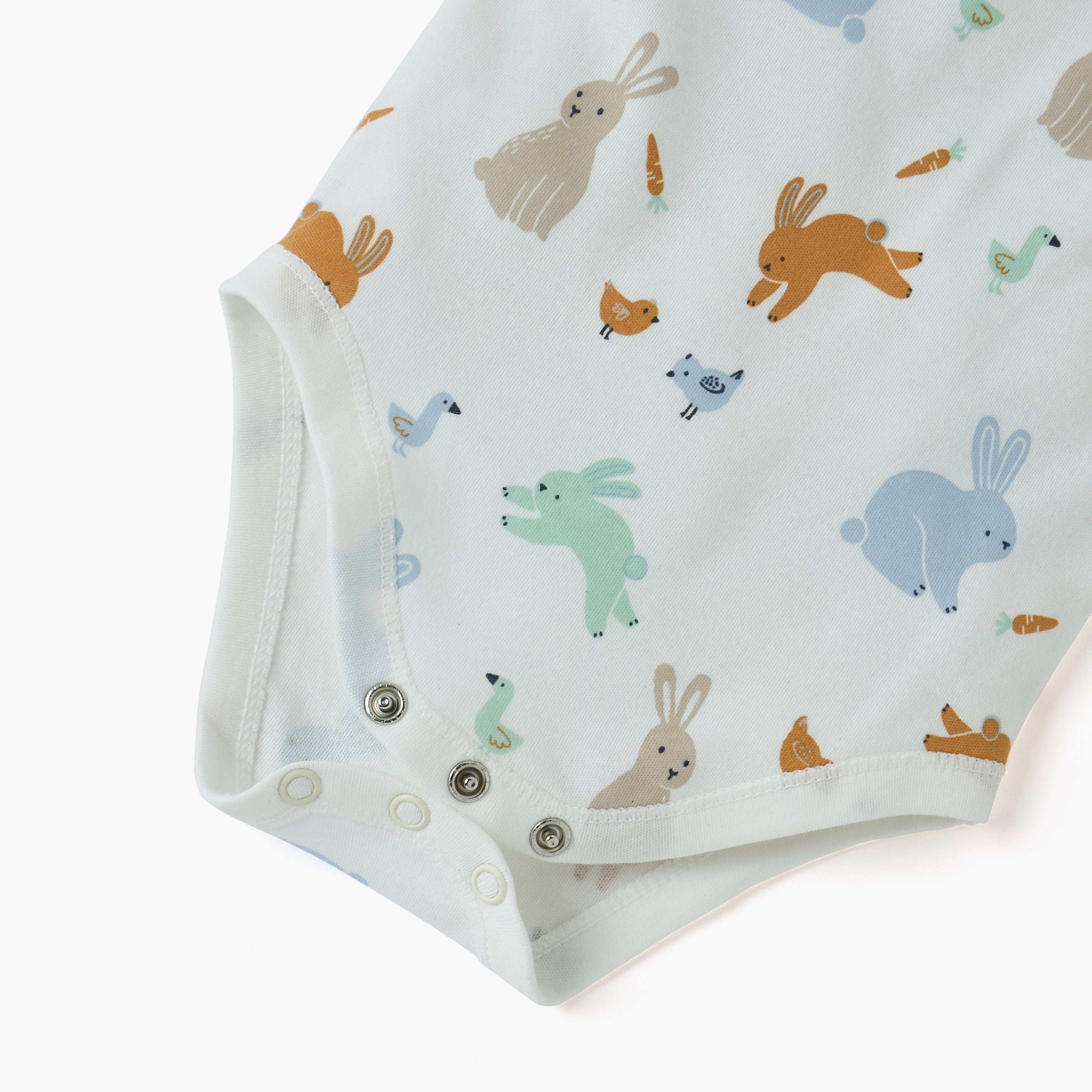 Juniors Printed Sleeveless Bodysuit - Set of 4