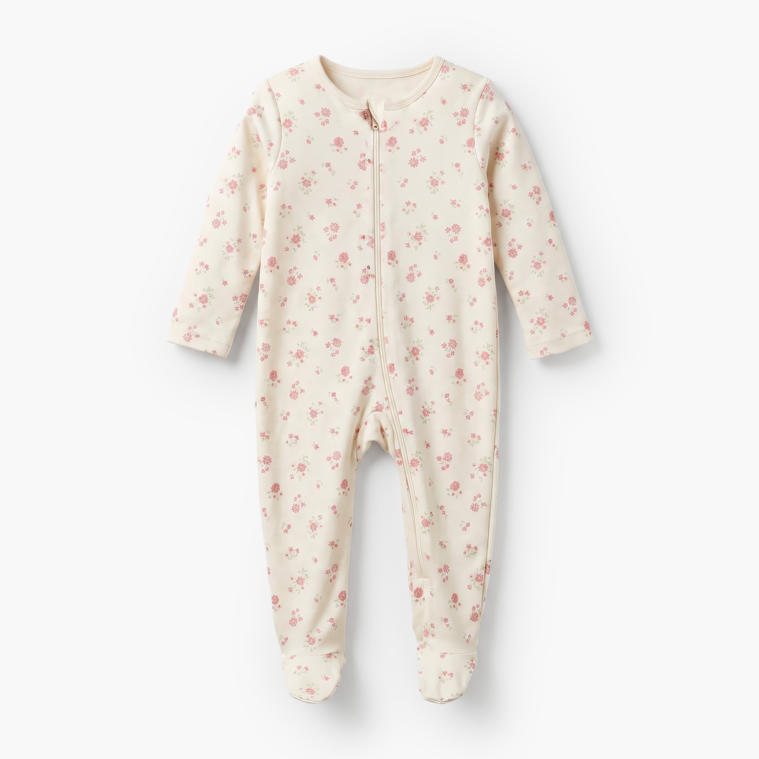 Pack of 5 Juniors Cotton Round Neck Long Sleeves Sleepsuit with Assorted Print - image 6