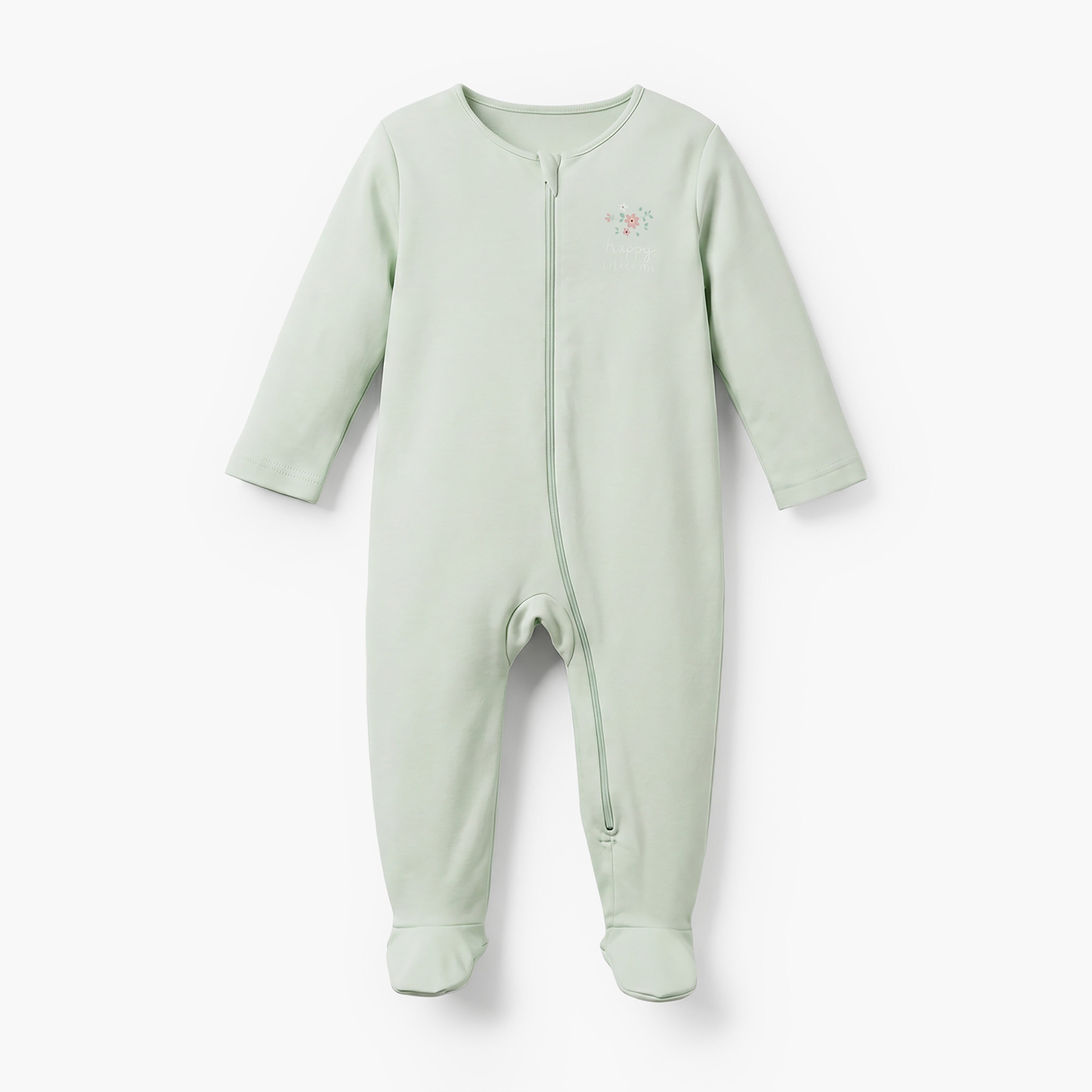 Pack of 5 Juniors Cotton Round Neck Long Sleeves Sleepsuit with Assorted Print - image 7