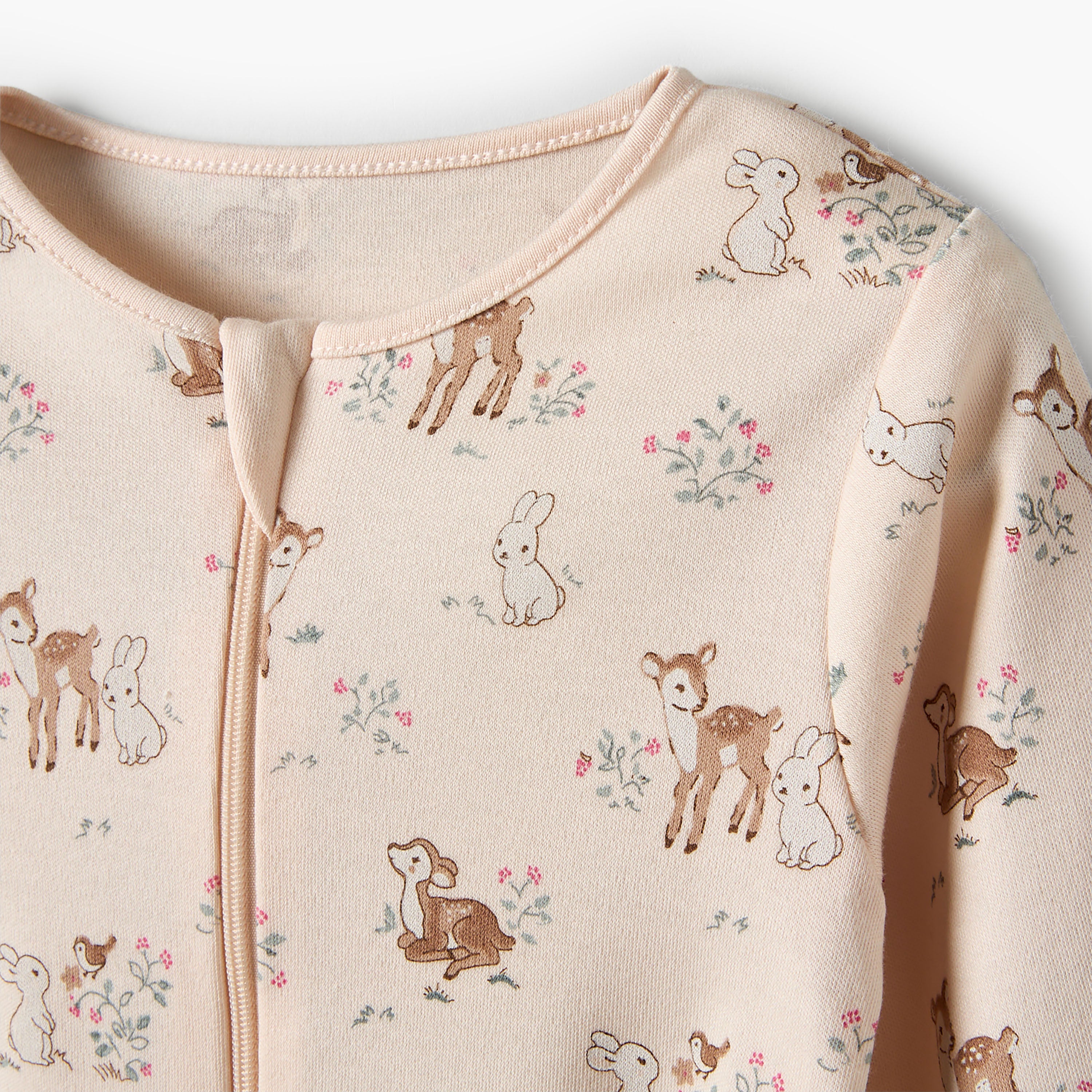 Pack of 5 Juniors Cotton Round Neck Long Sleeves Sleepsuit with Assorted Print - image 10