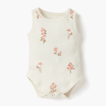 Juniors Printed Sleeveless Bodysuit - Set of 4