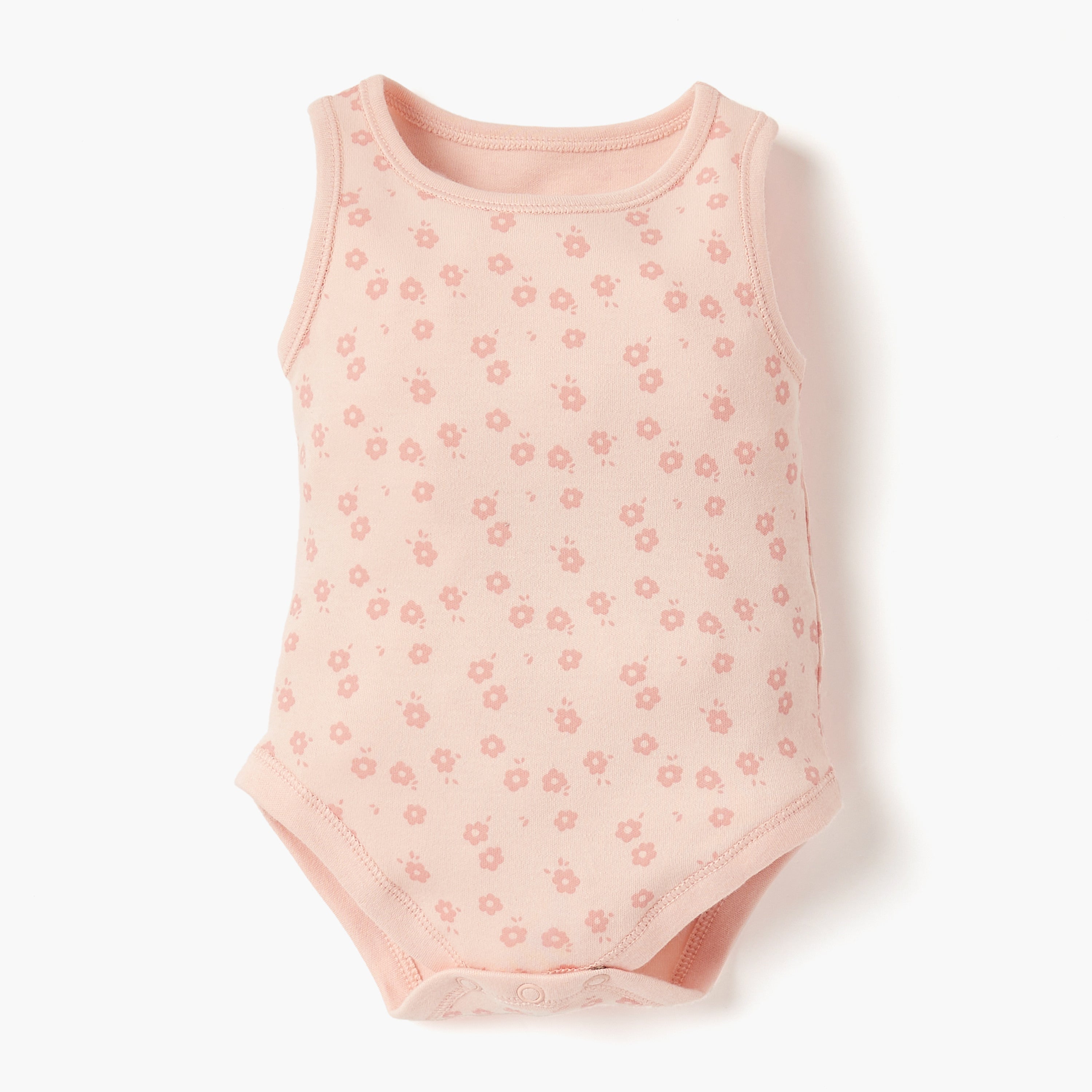 Juniors Printed Sleeveless Bodysuit - Set of 4