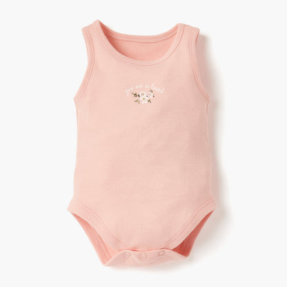 Juniors Printed Sleeveless Bodysuit - Set of 4